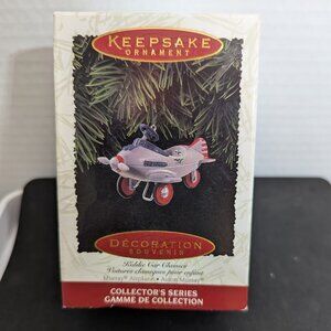 1996 #3 Hallmark Keepsake Ornament Kiddie Car Classics Murray Airplane